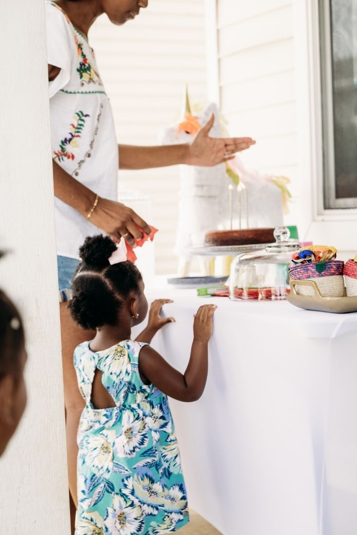 three-esta subtle kid party theme