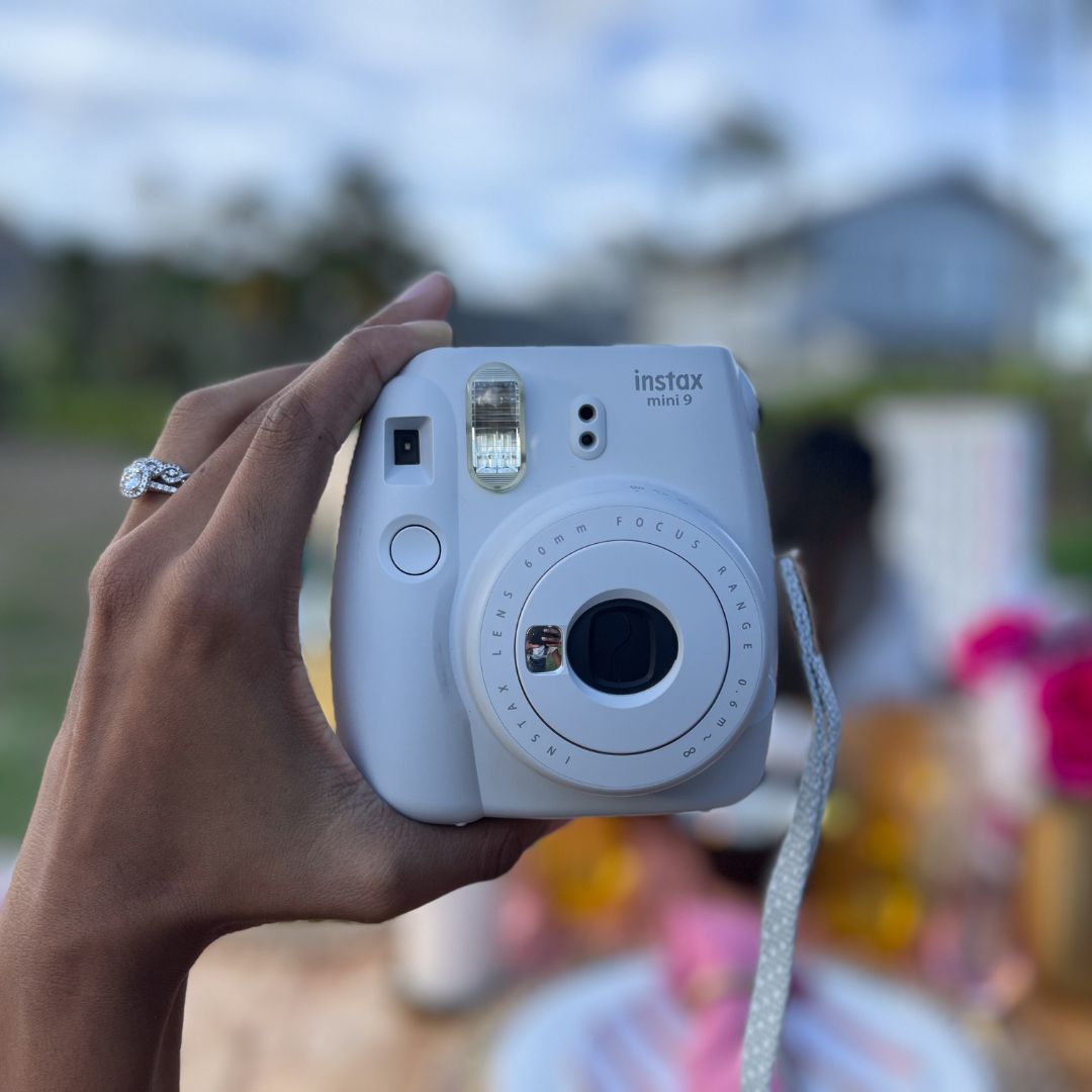 instant camera luxury picnic