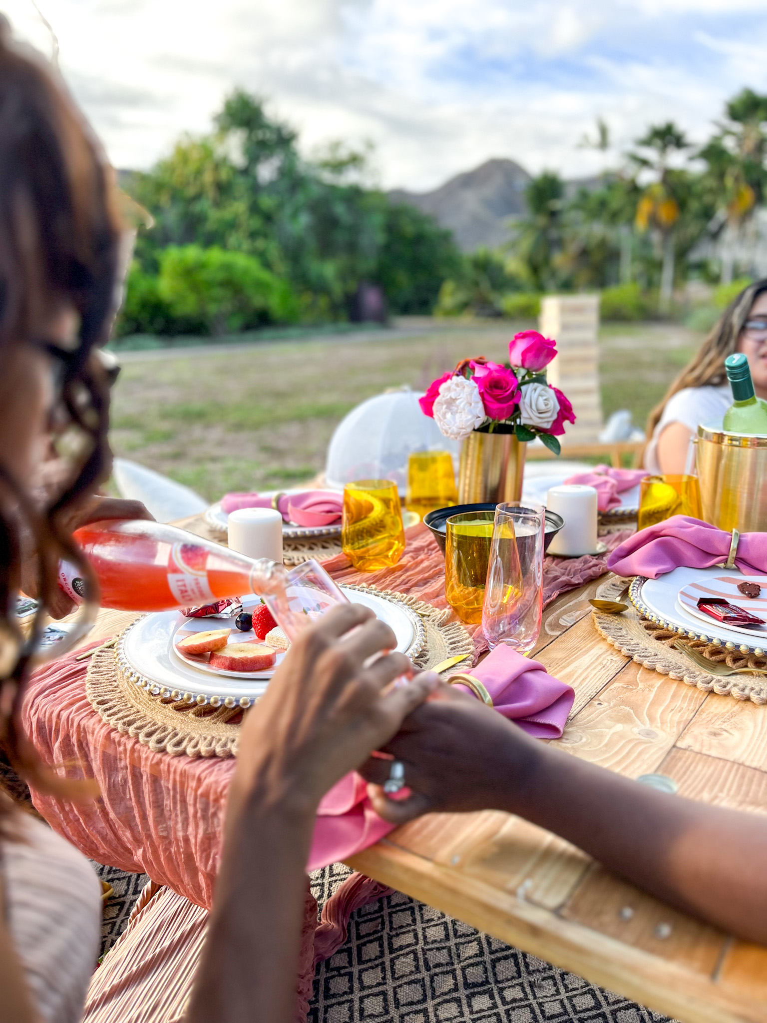 pink luxury picnic 