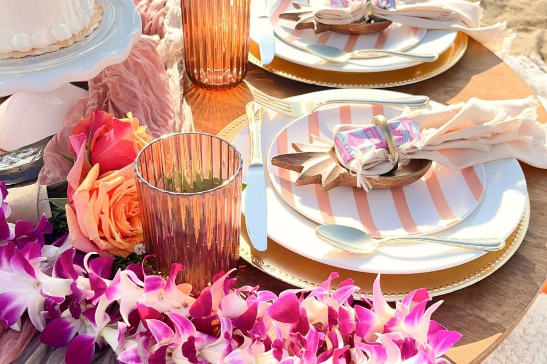 lei luxury picnic Hawaii